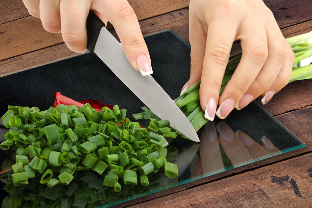 GLASS CUTTING BOARD 35x52 Rose