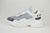 Phany 366414 39 Grey Leather Sneakers