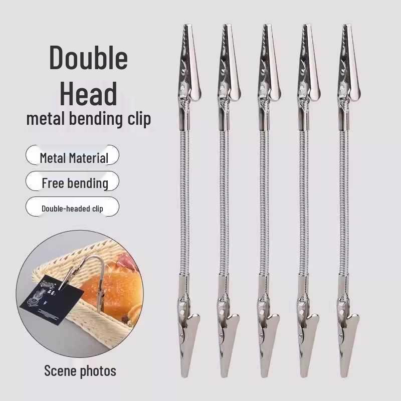 Magnetischer Doppel-Mückenkerzenhalter mit Krokodilklemmen für den Innen-/Außenbereich