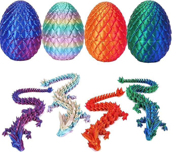 3D Printed Dragon Egg Ornament - Trendy Children's Toy Set