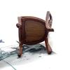 Vintage Styles Miniature Wood Chair Model Figurine 1/12 Scale For Dollhouses Furniture And Creative Gift Supply