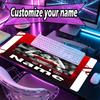 Custom Name Personalized Football Team F.C Pattern Mousepad, Laptop PC Desk Mat, Decorative Desk Mat for Home Keyboard Pad Gift