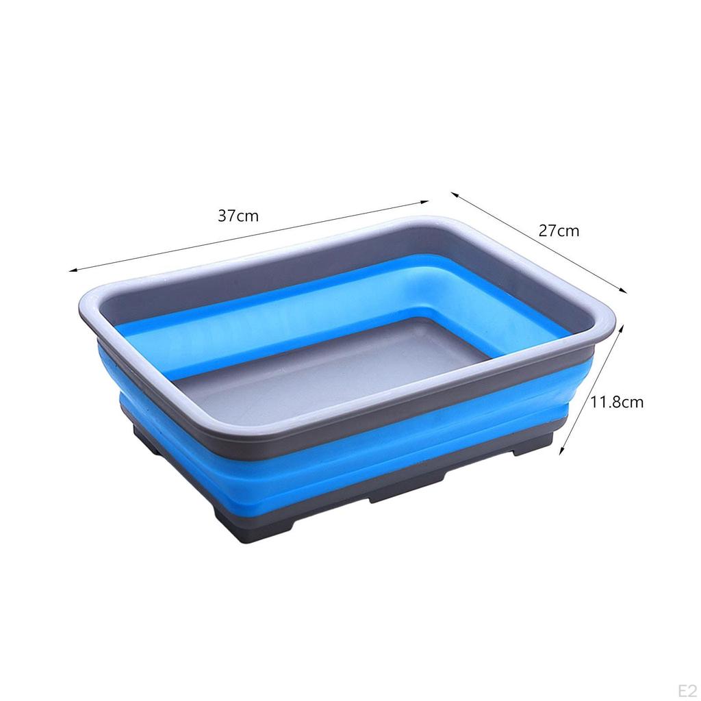 Collapsible Cat Litter Box Foldable Kitten Travel Toilet Bedpan Splashproof Easy Clean Open Top