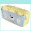 Dog Pattern Pencil Bag With Polyester Material And Minimalist Design