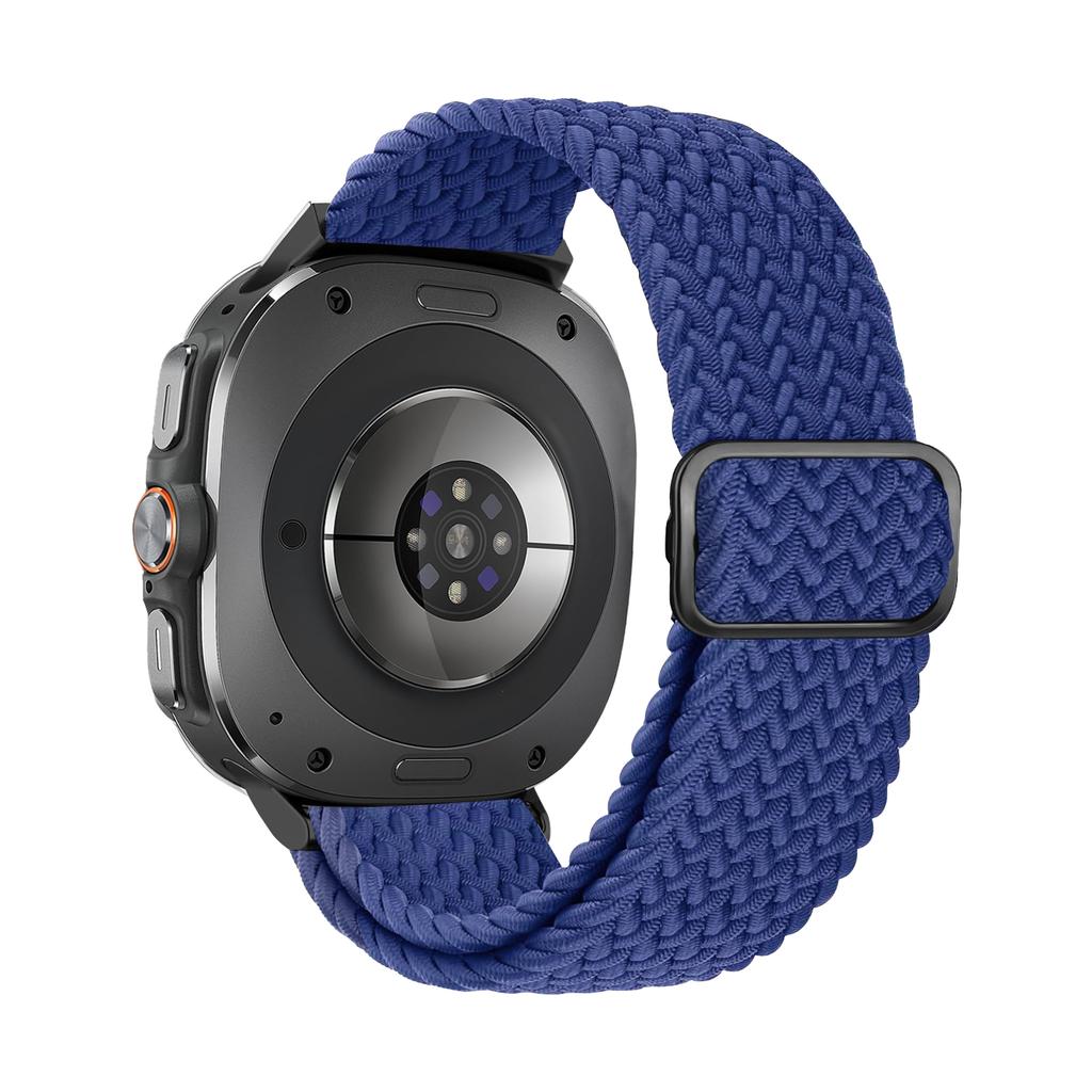 Braided Loop For Samsung Galaxy Watch 7 Ultra Band 47mm Adjustable Metal Connector Nylon Bracelet Galaxy Watch Ultra Strap 47 Mm