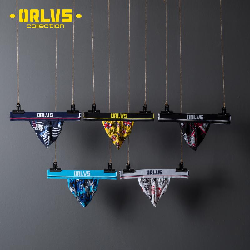 Ice Feeling Sexy Gay Men Underwear Penis Pouch Cartoon Thong Men Jockstrap OR301