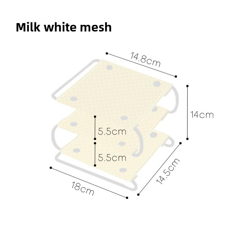 

Multi-functional Living Room Coffee Table, Household Storage Tray, Sundries, Cosmetics, Jewelry, Desktop Organization Tray Milky white grid