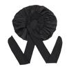 Women's Satin Sleep Cap with Elastic Ribbon - Large Hair Protection Cap for Home Use