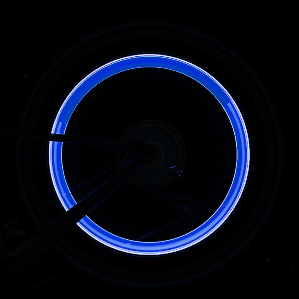 2pcs Motion Sensor Bike Wheel Lights Waterproof and Durable Wheel Lights Automatic Light Up Wheel Lights for Bike Car