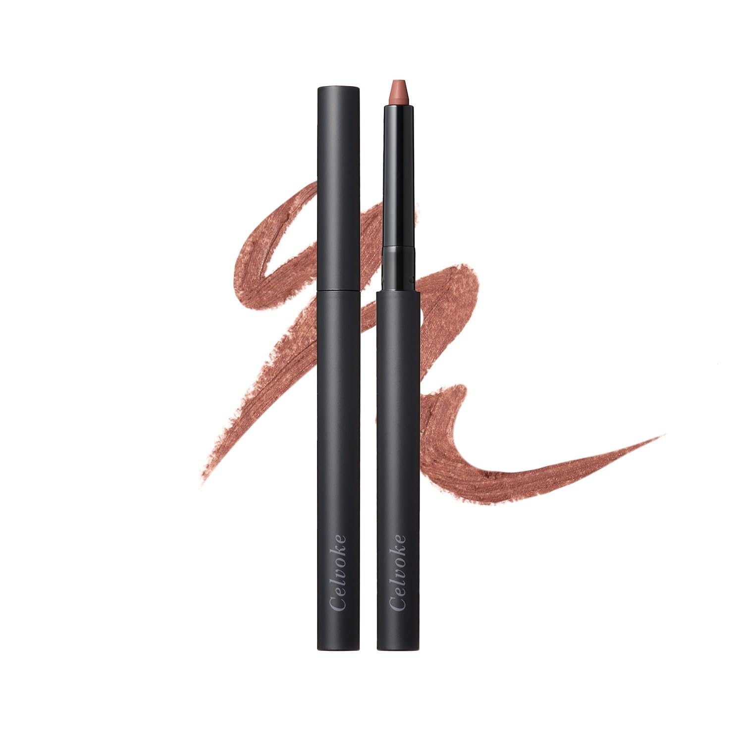

Celvoke Drawing Lip Pencil 01 Burnt Organic Lip Liner Taupe,