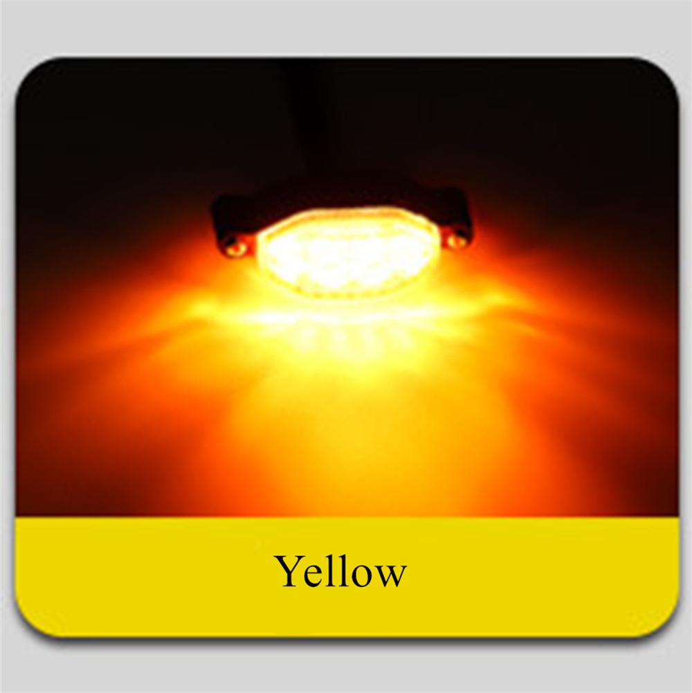 5x Smoke Lens Front Grille LED Lights Amber For Ford F150 F250 F350 Raptor Style