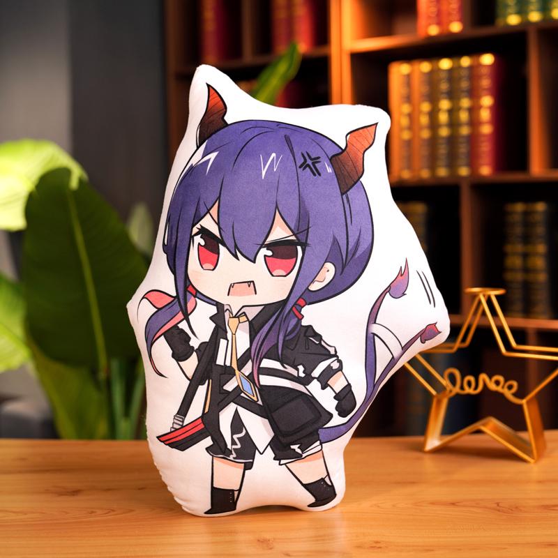 Non-Toxic 45Cm Arknights Pillow Game Amiya Lappland Gladiia Pillow Double Sided Printing Cushion Plushies Cute Fans Gifts Home Decoration