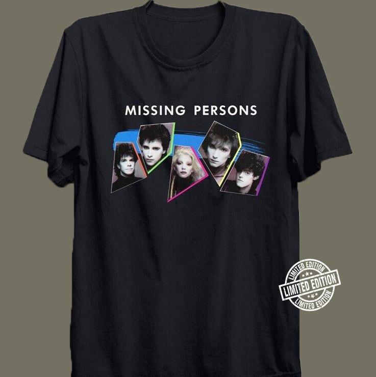 New Missing Persons Band For Fans Short Sleeve Black T Shirt Unisex Tee 1H735 Unisex T-Shirt