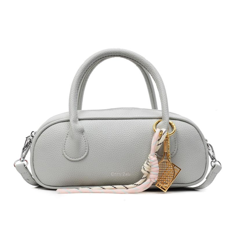 Popular Fashion High-quality Lychee Pattern Portable Baguette Bag Women's Versatile Commuting Temperament Niche Casual Messenger Bag