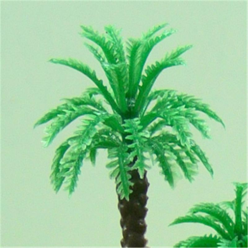 Miniature Fairytale Garden Miniature Landscape Accessory In Modern Park of Simulated Coconut Tree