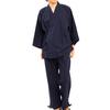 Samue Soft Cotton Plain Weave Navy Size 4L [Edo Ten] (Japanese Workwear) - 100% - -