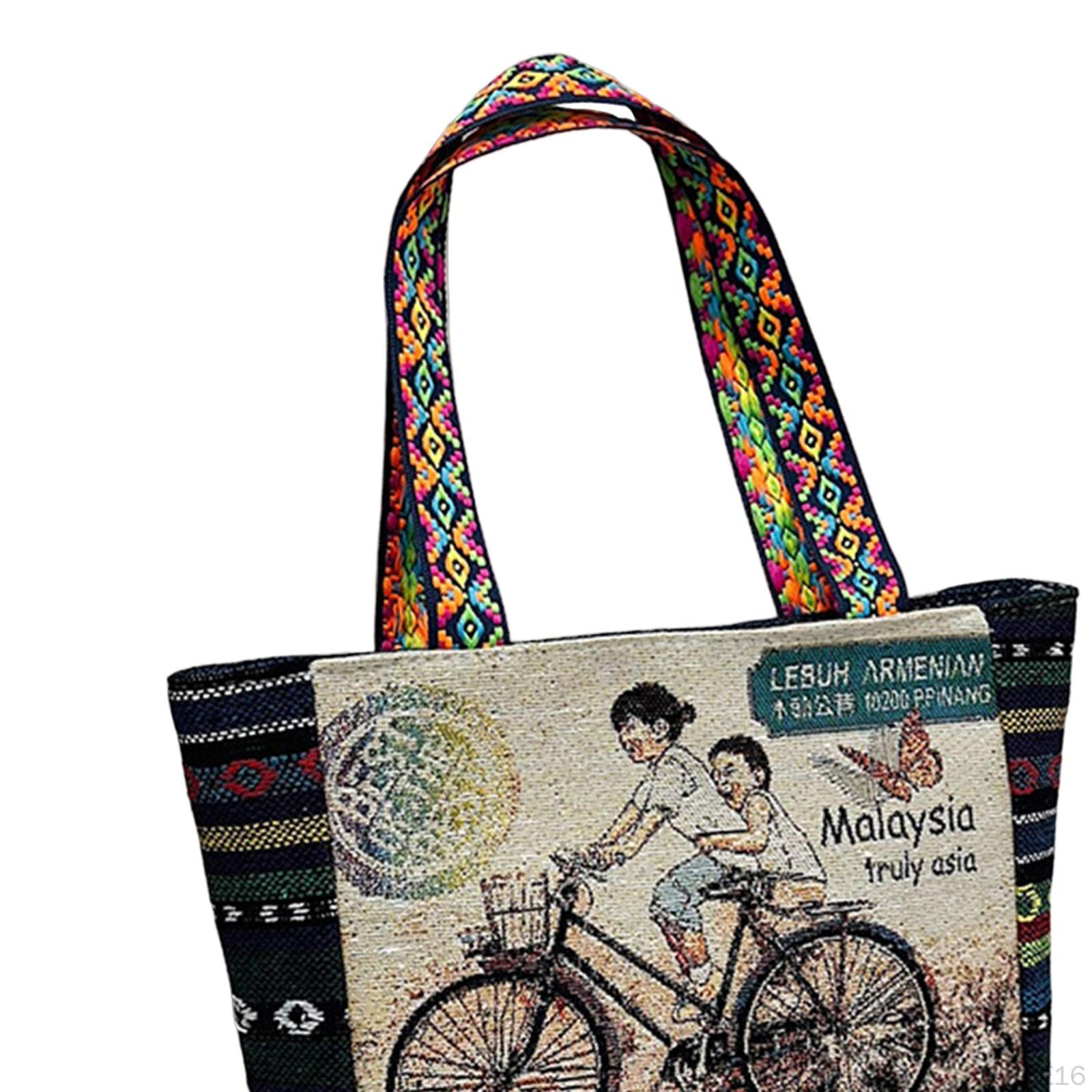 Женская холщовая сумка на плечо — фото 10