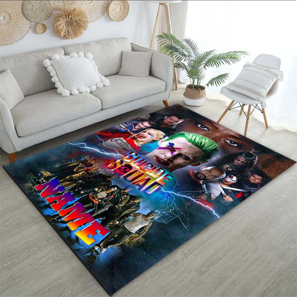 Warnermedia (5) Customize your name rug, office chair cushion, home bedroom living room gift.
