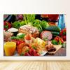 Dipinto su tela Cuadros Scandinavo Poster e stampe Arte della parete Immagine di cibo Soggiorno Cereali Spezie Cucchiaio Peperoni Cucina