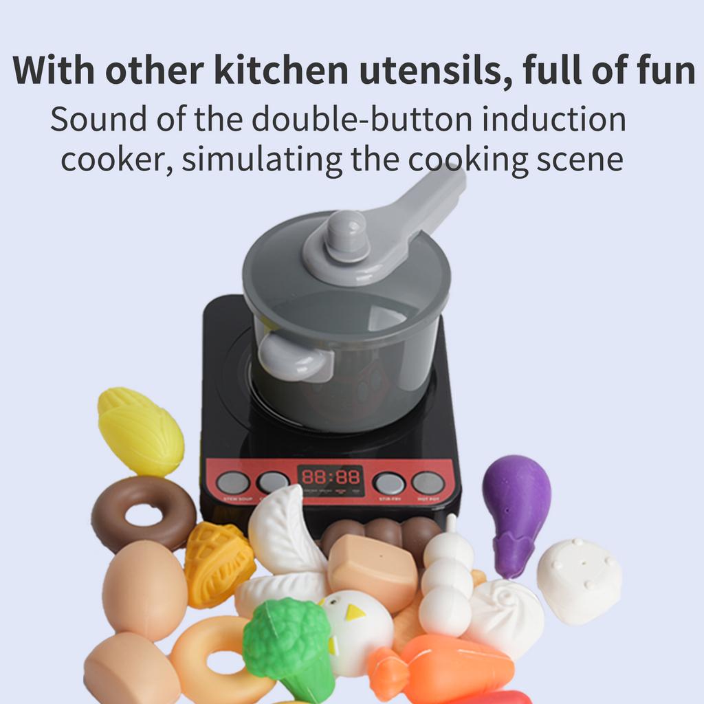 Guojia Children's Simulated Kitchenware Cooking Pressure Pot Cooking Kitchen Set Toys Christmas Halloween Thanksgiving Birthday