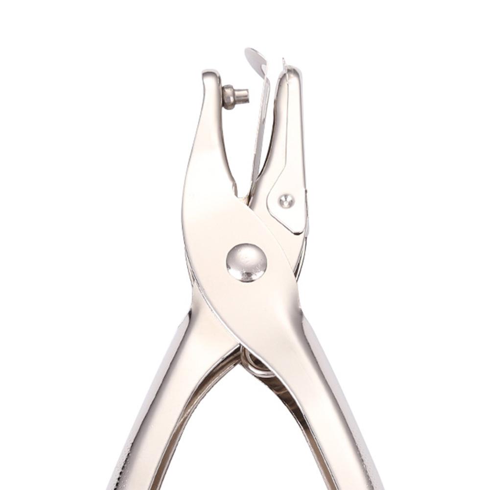 Page Single Hole Puncher Portable Handle Punch Home School Office Tool