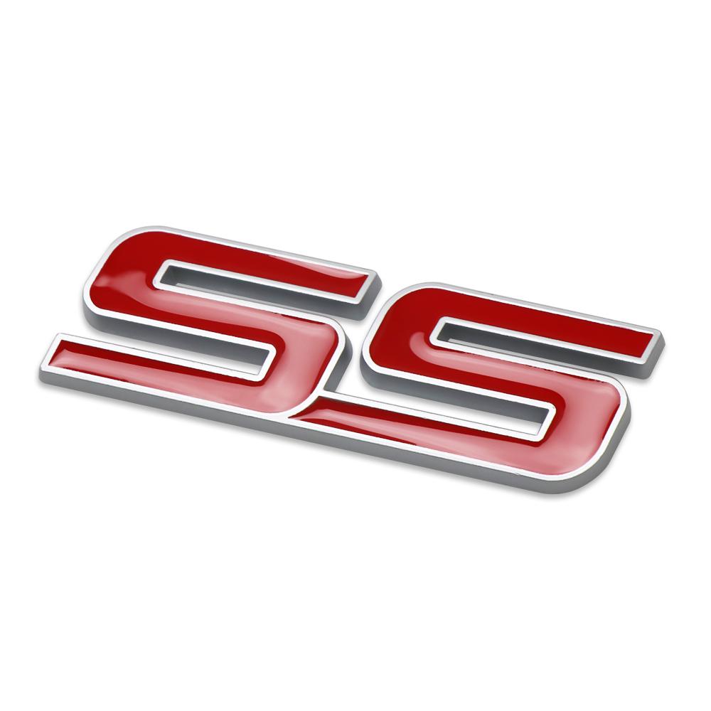 3D Metal Car Side Body Fender Sticker Wing Shape Decor Decal For Chevrolet SS Camaro Aveo Niva Captiva Cruze Malibu Captiva Trax