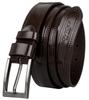 M LEATHER BELT WAS PLW-R-7 95 BROWN