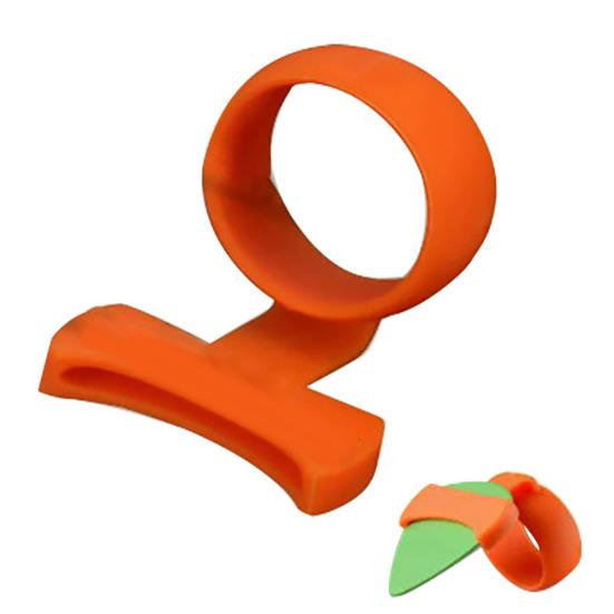 Guitar Pick Grip with Loop Non-slip Preventing Pick Drop Men Women Finger Pick Holder Guitar Bass Ukulele String Instruments Accessories