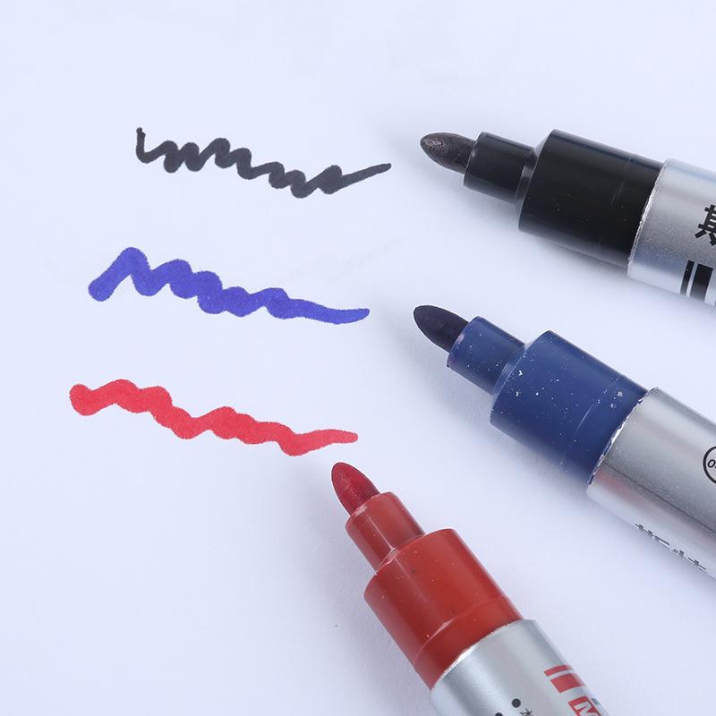Black Broad Tip Waterproof Oil-Based Marker for Logistics