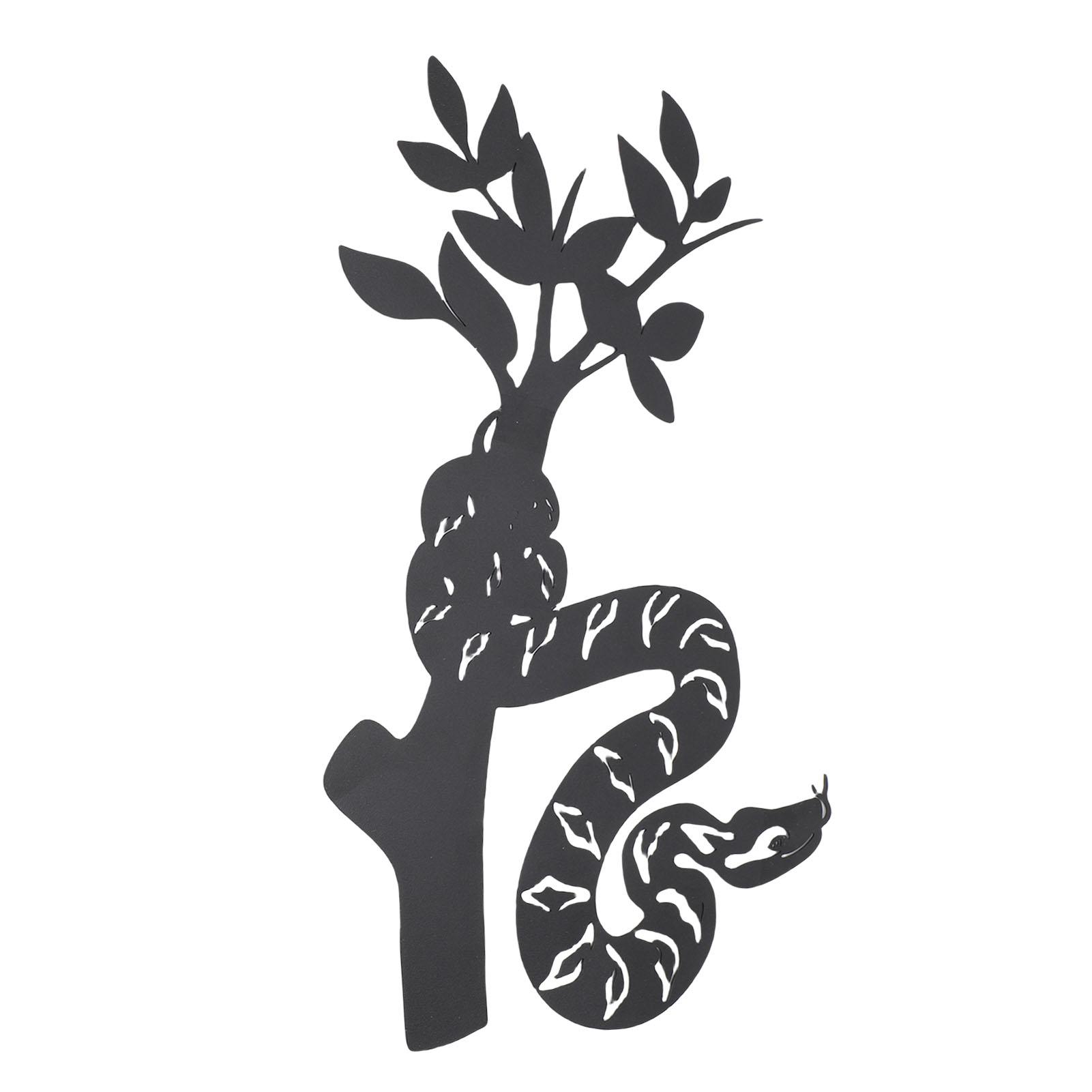 

Snake Metal Wall Decor Modern Abstract Wall Art Hanging Decor for Living Room Bedroom Bathroom
