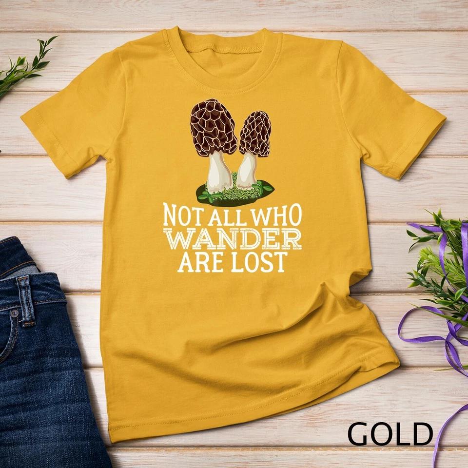 Funny Morel Mushroom Gift Foraging Mushroom Hunting Hunter TShirt Unisex T-shirt 4 S