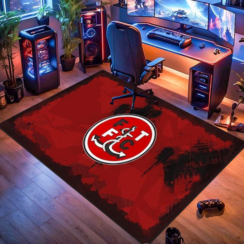 Flamengo FC Anchor Crest Print Area Rug Brazilian Football Club Non Slip Living Room Bedroom Gaming Floor Mat Soccer Fan Home Decor Rug