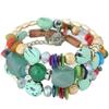 European & American Bohemian Multi-layer Agate Shell Elastic Bracelet for Women