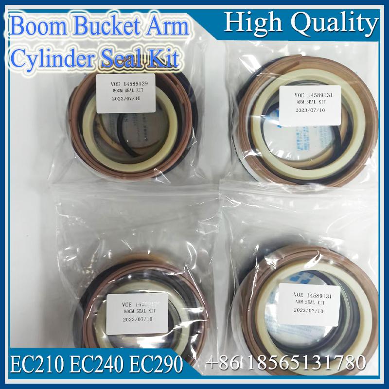 High Quality 4 Sets EC210 EC240 EC290 Boom Bucket Arm Seal Kit for Excavator Hydraulic Cylinder Repair Kit EC210 High Quality