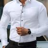 Spring And Autumn Men'S Long Sleeve Shirt