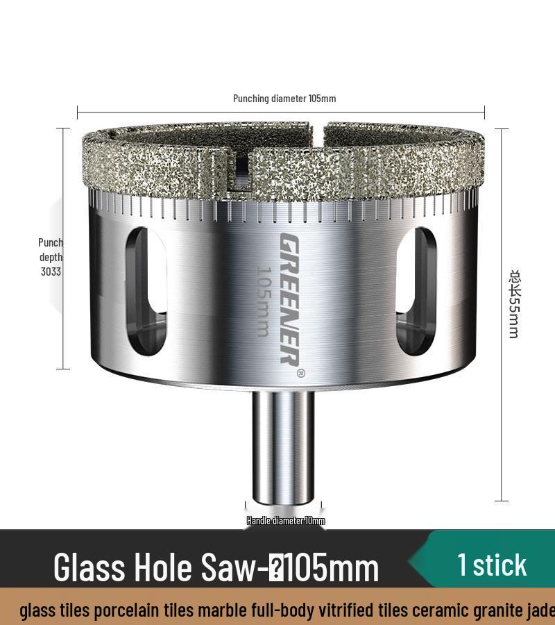 Green Forest Diamond Drill Bit for Tiles, Glass & Marble