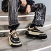 Modische Schuhe für Herren Hochwertiger Vier-Jahreszeiten Leder-Sneaker Oberfläche Wasserdicht Plateau Board Schuh Mode Herrenschuh Zapatillas Hombre