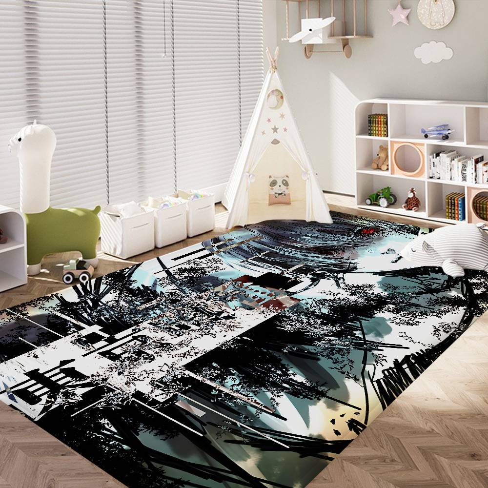 Tokyo Ghoul Anime Room Mats Cheaper Anti-slip Modern Living Room Balcony Printed Welcome Rug