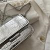Women'S Rhombus Chain Small Square Bag High-End Fashion Shoulder Messenger Versatile Elegant Trendy Mini Bag
