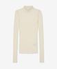 BOTTEGA VENETA Light Wool Jumper Turtleneck Knit - White / 751881V32A09071