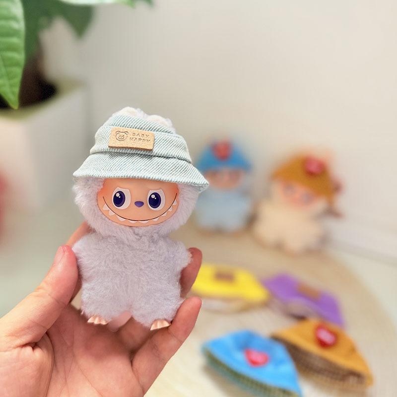 Mini Version 4.0 Vinyl Face Plush Blind Box Doll Clothes Christmas Set Small Nose Gaga Heart Bottom Password