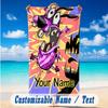 Beach Towel Custom Name Text, Quick Dry Large Towel For Beach HomeCourage the Cowardly Dog
