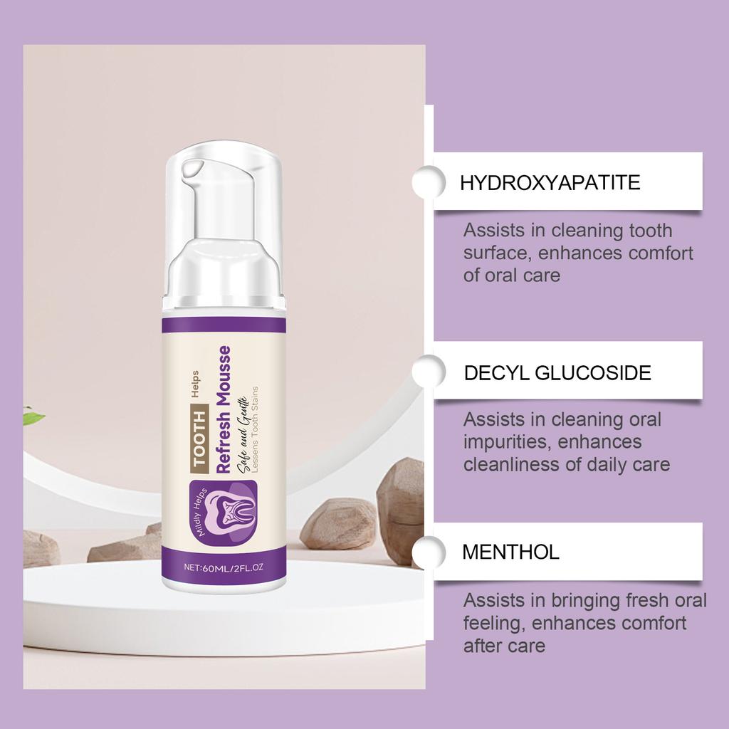 Hydroxyapatite Toothpaste Whitening Toothpaste, Fresh, Breath, Toothpaste, Toothpaste, Stain Removal, Complete Tooth Care 60ml