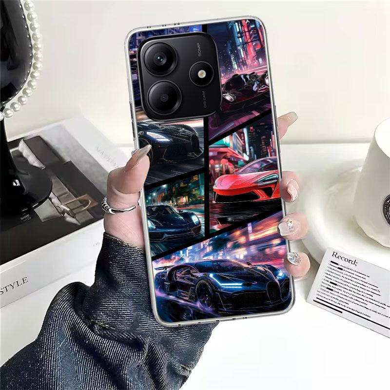 Cool Male Men Sports Cars Soft Phone Case For Xiaomi Redmi Note 15 14 14S 13 12 Pro Plus 12S 11 11S 11E 10 10S 11T 5G Fundas Coq