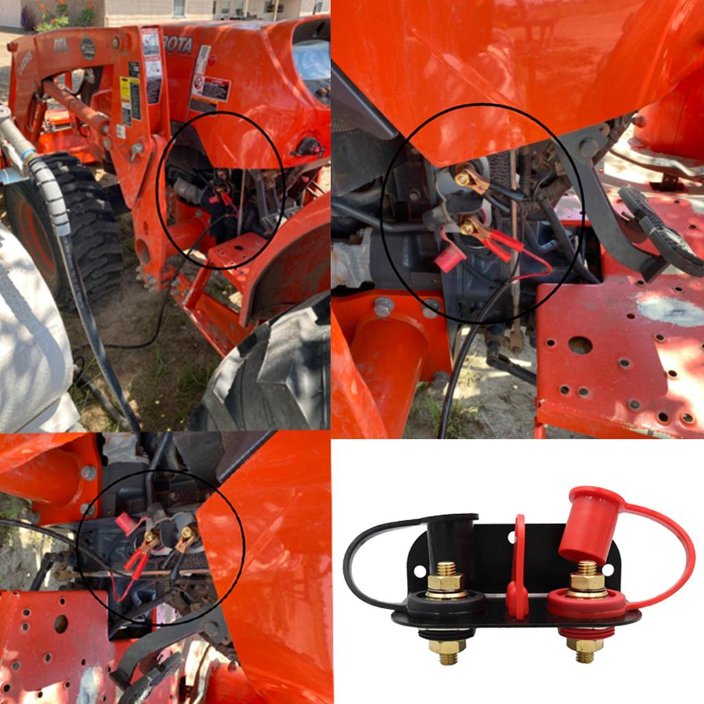 Câble d'extension de base de batterie Pièce Connecteur de borne de jonction 250 Amp 12/ Kit d'alimentation de batterie à distance durable Accessoires auto