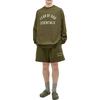 Fear of God Essentials Calção de Futebol em Fleece Masculino Militar Verde 160BT242005F