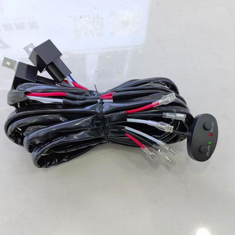 LED Lights Wiring Harness with Dual Relay Switch