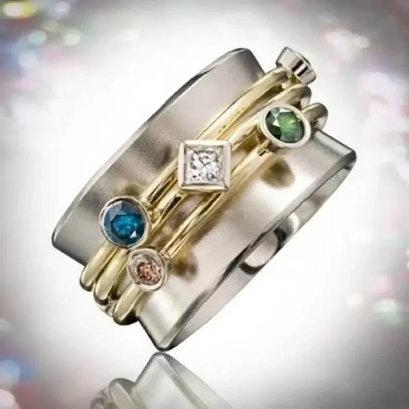 Exaggerated Women's Ring for Individualistic Style Simple Design Popular in Europe And America