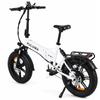 Puluma FM2.0 Foldable Electric Bicycle 20" Fat Tire 750W Peak Motor Fully Suspended Adult Electric Bike 7 Speed Dual Disc Brakes 48V 15Ah