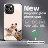 Cute Giraffe  Phone Case For iPhone17 16 15 14 13 12 11 X XR XS 8 Plus Mini Pro Max Glass Magnetic Case